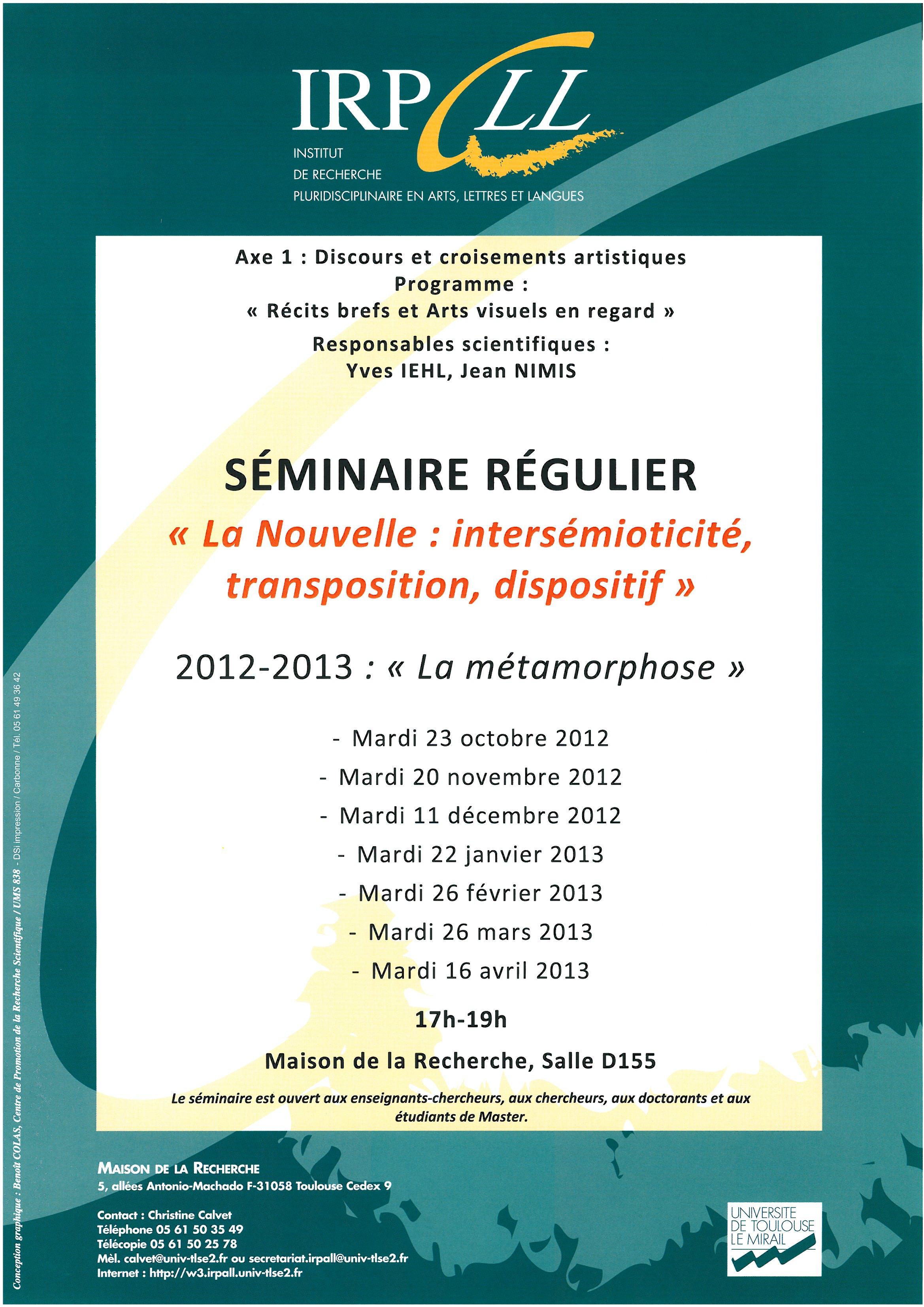 Seminaire La nouvelle 